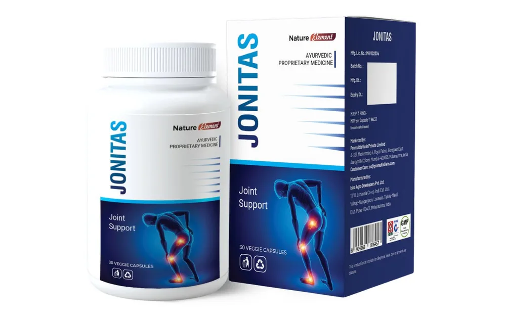 Jonitas pack — Joint Care, Jonitas — herbal capsules for joint flexibility from ₹2490, available in India