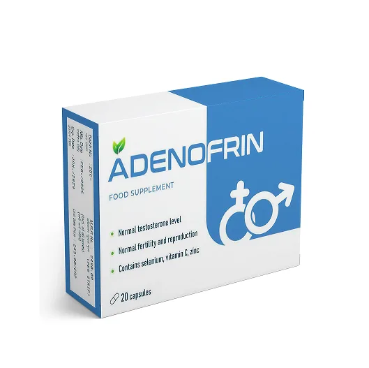 Adenofrin pack — Men's Vitality, Natural Support for Male Stamina, Energy, and Vitality from ₹2490, available in India